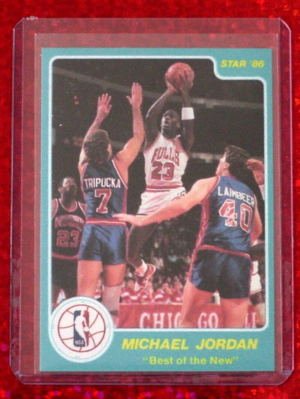 Michael Jordan Star REPRINT NOVELTY Card